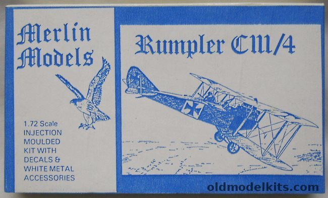 Merlin Models 1/72 Rumpler CIII/4 - (Blue Box) plastic model kit